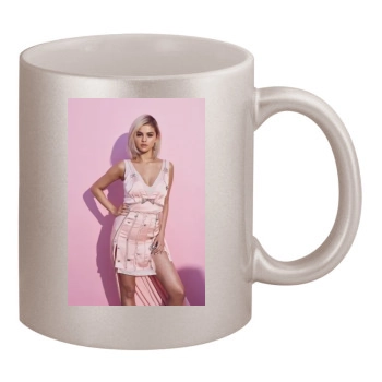 Selena Gomez 11oz Metallic Silver Mug