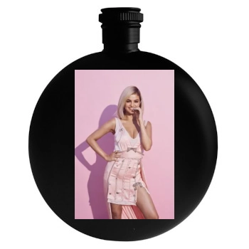 Selena Gomez Round Flask