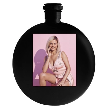 Selena Gomez Round Flask