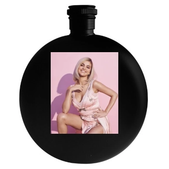 Selena Gomez Round Flask