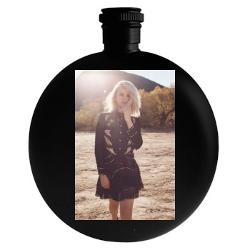 Selena Gomez Round Flask