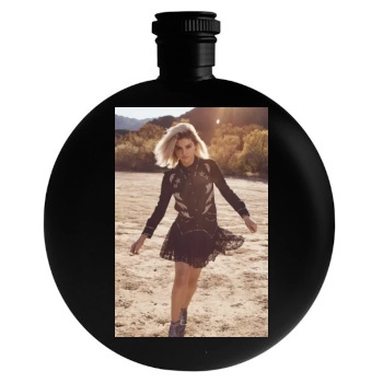 Selena Gomez Round Flask