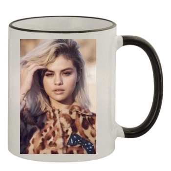 Selena Gomez 11oz Colored Rim & Handle Mug