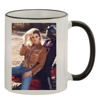 Selena Gomez 11oz Colored Rim & Handle Mug