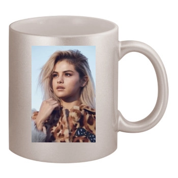 Selena Gomez 11oz Metallic Silver Mug