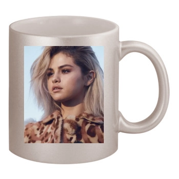 Selena Gomez 11oz Metallic Silver Mug