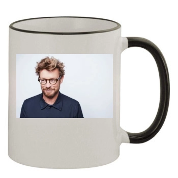 Simon Baker 11oz Colored Rim & Handle Mug