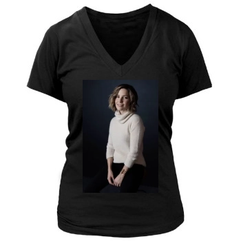 Sophia Bush Women's Deep V-Neck TShirt