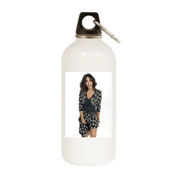 Sabrina Ferilli White Water Bottle With Carabiner