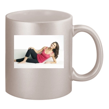 Samantha Harris 11oz Metallic Silver Mug