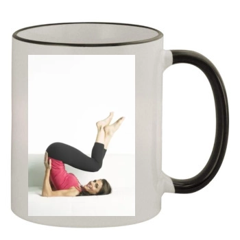 Samantha Harris 11oz Colored Rim & Handle Mug