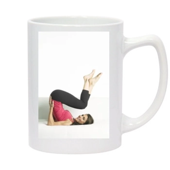 Samantha Harris 14oz White Statesman Mug