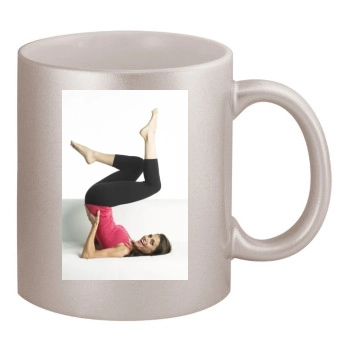 Samantha Harris 11oz Metallic Silver Mug