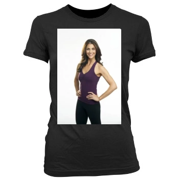 Samantha Harris Women's Junior Cut Crewneck T-Shirt