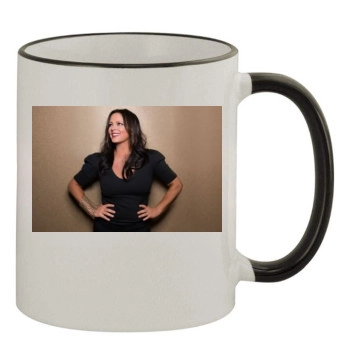 Sara Evans 11oz Colored Rim & Handle Mug