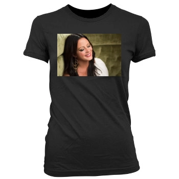 Sara Evans Women's Junior Cut Crewneck T-Shirt