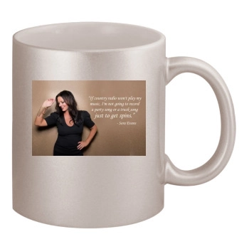 Sara Evans 11oz Metallic Silver Mug