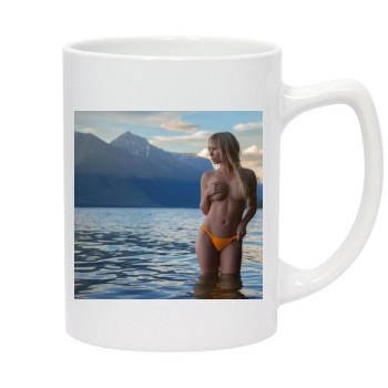 Sara Jean Underwood 14oz White Statesman Mug