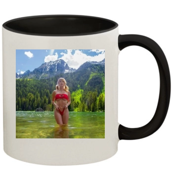 Sara Jean Underwood 11oz Colored Inner & Handle Mug