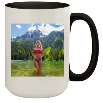 Sara Jean Underwood 15oz Colored Inner & Handle Mug