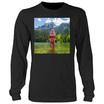 Sara Jean Underwood Men's Heavy Long Sleeve TShirt