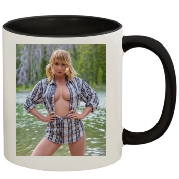 Sara Jean Underwood 11oz Colored Inner & Handle Mug