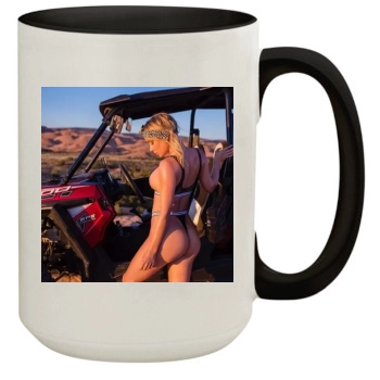 Sara Jean Underwood 15oz Colored Inner & Handle Mug