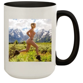 Sara Jean Underwood 15oz Colored Inner & Handle Mug