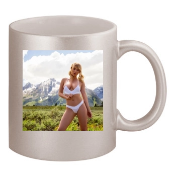 Sara Jean Underwood 11oz Metallic Silver Mug