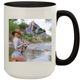 Sara Jean Underwood 15oz Colored Inner & Handle Mug