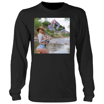 Sara Jean Underwood Men's Heavy Long Sleeve TShirt