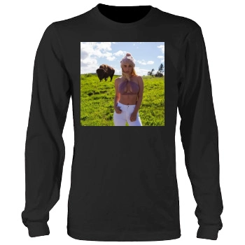 Sara Jean Underwood Men's Heavy Long Sleeve TShirt