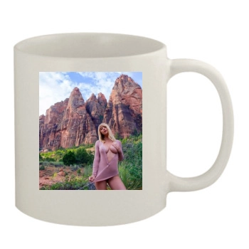 Sara Jean Underwood 11oz White Mug