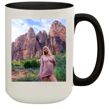 Sara Jean Underwood 15oz Colored Inner & Handle Mug