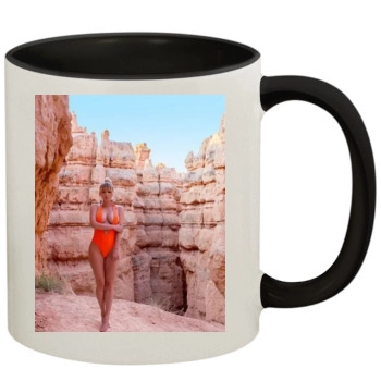 Sara Jean Underwood 11oz Colored Inner & Handle Mug