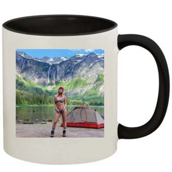 Sara Jean Underwood 11oz Colored Inner & Handle Mug