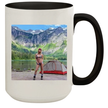 Sara Jean Underwood 15oz Colored Inner & Handle Mug