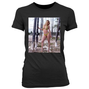 Sara Jean Underwood Women's Junior Cut Crewneck T-Shirt