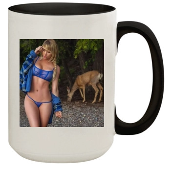 Sara Jean Underwood 15oz Colored Inner & Handle Mug