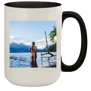 Sara Jean Underwood 15oz Colored Inner & Handle Mug