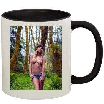 Sara Jean Underwood 11oz Colored Inner & Handle Mug