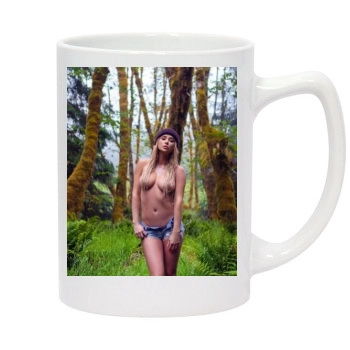 Sara Jean Underwood 14oz White Statesman Mug