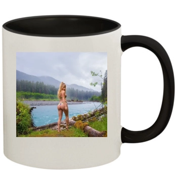 Sara Jean Underwood 11oz Colored Inner & Handle Mug