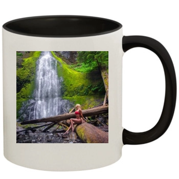 Sara Jean Underwood 11oz Colored Inner & Handle Mug