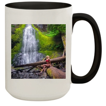 Sara Jean Underwood 15oz Colored Inner & Handle Mug