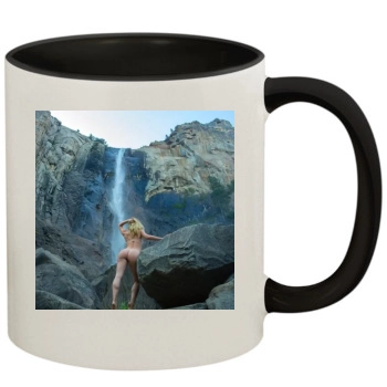 Sara Jean Underwood 11oz Colored Inner & Handle Mug