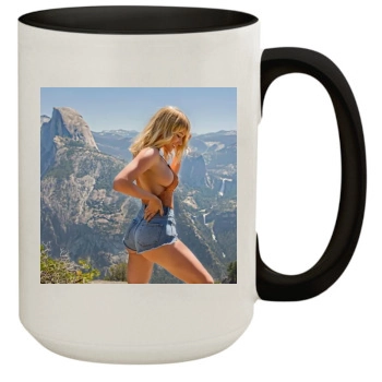 Sara Jean Underwood 15oz Colored Inner & Handle Mug