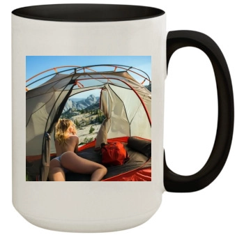 Sara Jean Underwood 15oz Colored Inner & Handle Mug