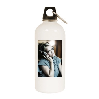 Sarah Connor White Water Bottle With Carabiner