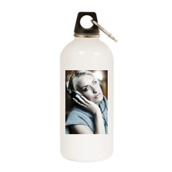 Sarah Connor White Water Bottle With Carabiner